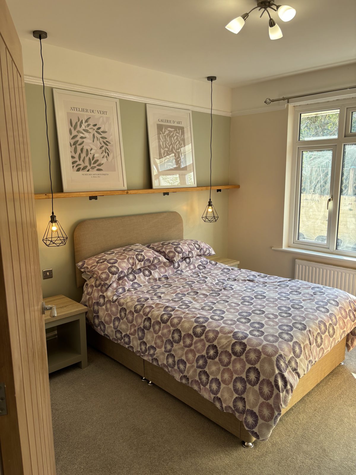 Second bedroom after renovation, North Devon