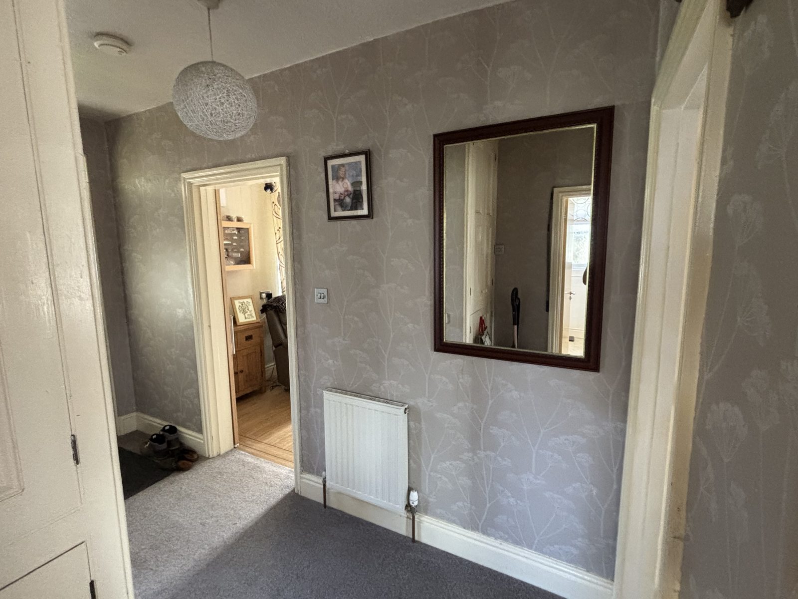 Hallway before renovation, North Devon